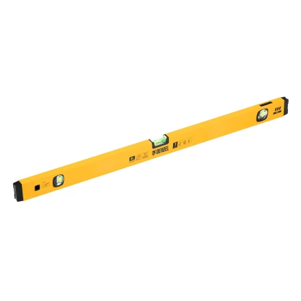 Уровень алюминиевый Denzel 33692, магнит, фрезерованный, 3 глазка (1 зеркал.), 0,5 мм/м, 800 мм купить в Ханты-Мансийске