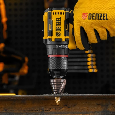 Сверло ступенчатое Denzel 723615, 9-12-15-18-21-24-27-30-33-36 мм, Р6М5К5, 6-гр. хвостовик купить в Ханты-Мансийске