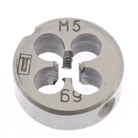 Плашка М5 х 0,5 мм СИБРТЕХ 77010 купить в Ханты-Мансийске