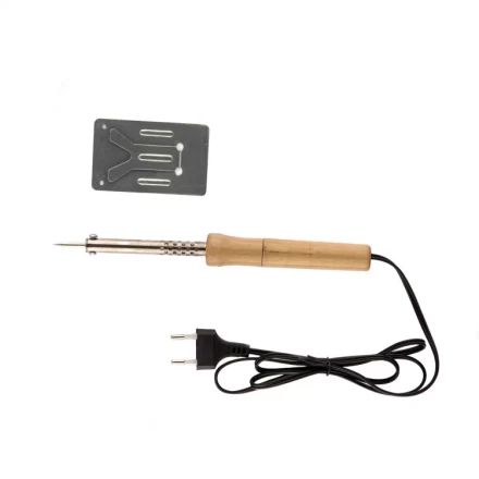 Паяльник с ручкой из дерева 30 Вт 220 В Sparta 913101 купить в Ханты-Мансийске