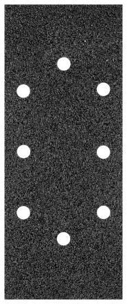 Лист шлиф. универсал. URAGAN &quot;Оптимален для мягких пород дерева&quot; 8 отверстий по линии, для ПШМ, P40, 93х230мм, 10шт 907-22102-040-10 купить в Ханты-Мансийске