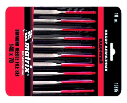 Набор надфилей алмазных 140х70х3 мм 5 штук MATRIX MASTER 15833 купить в Ханты-Мансийске