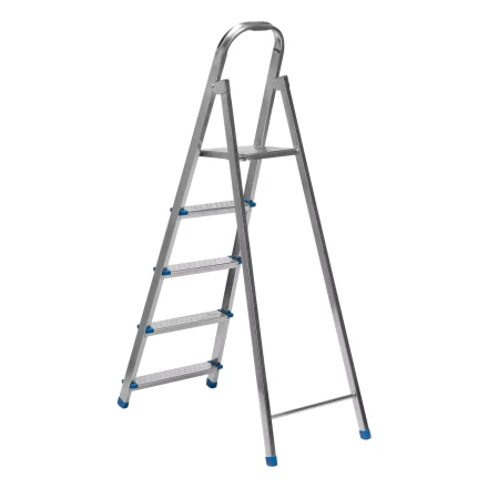 Стремянка Сибртех 97837, 5 ступеней, стальная, оцинкованная купить в Ханты-Мансийске