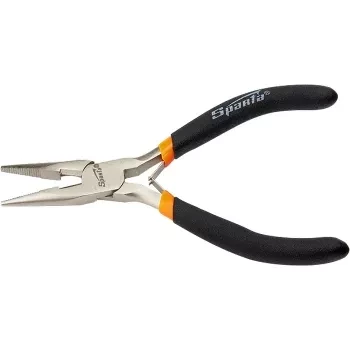 Длинногубцы Mini, 130 мм, никелированные, прямые, авторазжим  SPARTA 17820 купить в Ханты-Мансийске