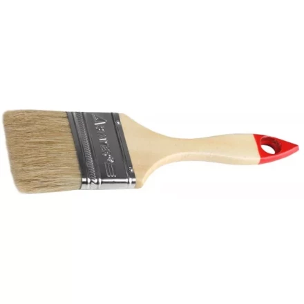 Кисть плоская STAYER &quot;UNIVERSAL-STANDARD&quot;, светлая натуральная щетина, деревянная ручка, 63мм 0101-063 купить в Ханты-Мансийске