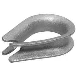 Коуш ЗУБР "МАСТЕР" DIN 6899, оцинкованный, 3мм, 100 шт 4-304495-03