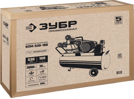 Компрессор электрический масляный КПМ-530-100 серия ПРОФЕССИОНАЛ купить в Ханты-Мансийске