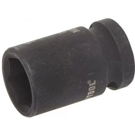 Торцовая головка KRAFTOOL &quot;INDUSTRIE QUALITAT&quot; ударная (1/2&quot;), FLANK, Cr-Mo, фосфатированная, 16 мм 27940-16_z01 купить в Ханты-Мансийске