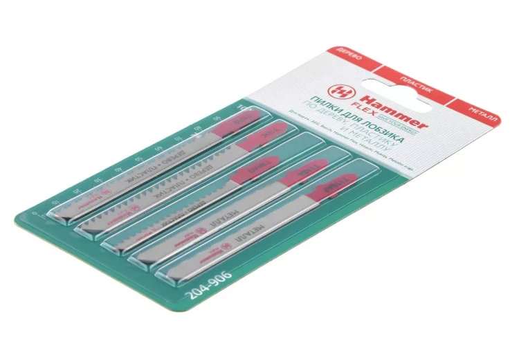 Пилки для лобзика HAMMER JG WD-PL-MT set No6 (5pcs) купить в Ханты-Мансийске