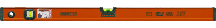 Уровень KRAFTOOL алюминиевый, 2 глазка, 80см 34721-080_z01 купить в Ханты-Мансийске