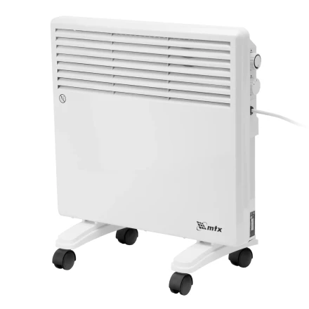 Конвектор электрический CH-1000, 1000 Вт, X-образный нагреватель, термостат, колеса // MTX 98105 купить в Ханты-Мансийске
