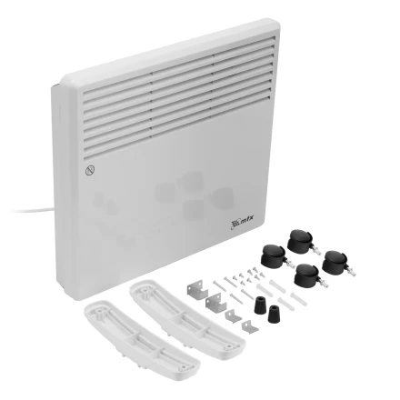 Конвектор электрический CH-1000, 1000 Вт, X-образный нагреватель, термостат, колеса // MTX 98105 купить в Ханты-Мансийске