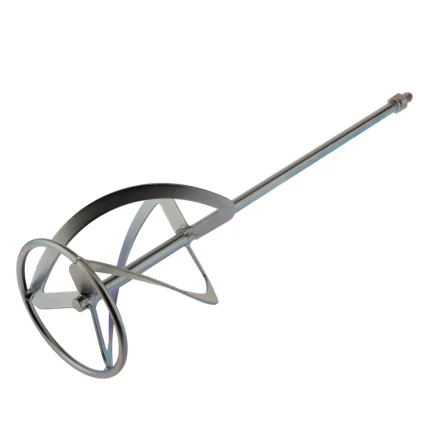 Насадка для миксера Сибртех, для тяжелых растворов, 140 х 590 мм, оцинкованная, хвостовик резьба М14, 848957 купить в Ханты-Мансийске