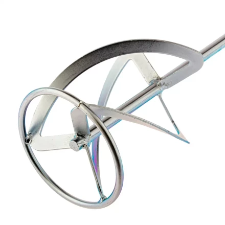 Насадка для миксера Сибртех, для тяжелых растворов, 140 х 590 мм, оцинкованная, хвостовик резьба М14, 848957 купить в Ханты-Мансийске