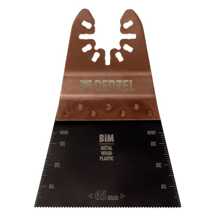 Насадка для МФИ режущая прямая, BiM, по металлу и дереву, 65 x 1.2 мм, мелкий зуб Denzel 782303 купить в Ханты-Мансийске