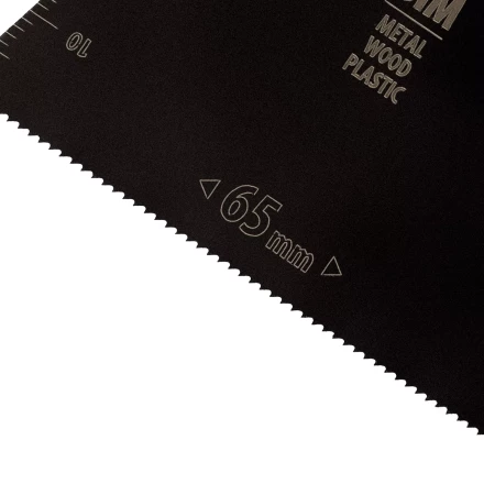 Насадка для МФИ режущая прямая, BiM, по металлу и дереву, 65 x 1.2 мм, мелкий зуб Denzel 782303 купить в Ханты-Мансийске