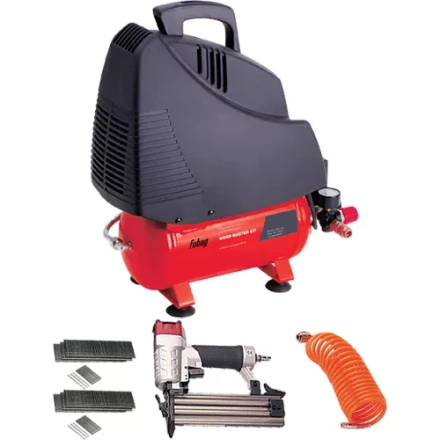 Компрессор безмасляный поршневой прямой привод Fubag Wood Master Kit +4 предмета купить в Ханты-Мансийске