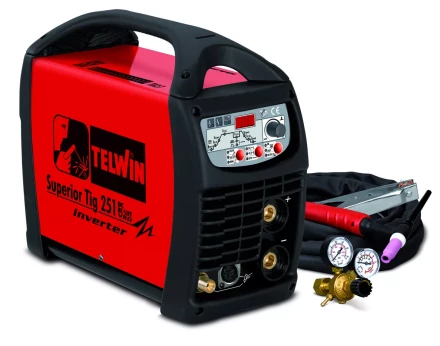 Сварочный аппарат Telwin SUPERIOR TIG 251 DC-HF/LIFT VRD  TIG ACC купить в Ханты-Мансийске