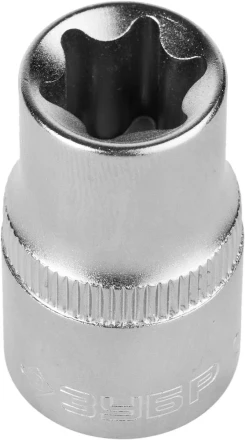 Головка торцовая ЗУБР "МАСТЕР" (1/2"), Cr-V, E-TORX, хроматированное покрытие, E14 27719-14 купить в Ханты-Мансийске