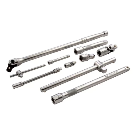 Набор инструментов 115 предметов, 120 зубьев, CrV, 1/4&quot;, 1/2&quot; Gross 14152 купить в Ханты-Мансийске