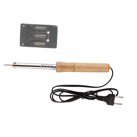 Паяльник с ручкой из дерева 60 Вт 220 В Sparta 913103 купить в Ханты-Мансийске
