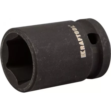 Торцовая головка KRAFTOOL &quot;INDUSTRIE QUALITAT&quot; ударная (1/2&quot;), FLANK, Cr-Mo, фосфатированная, 17 мм 27940-17_z01 купить в Ханты-Мансийске