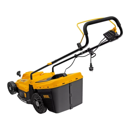 Газонокосилка электрическая GM-1300, 1300 Вт, шир. 32 см, 5 уров., травосб. 35 л Denzel 96627 купить в Ханты-Мансийске