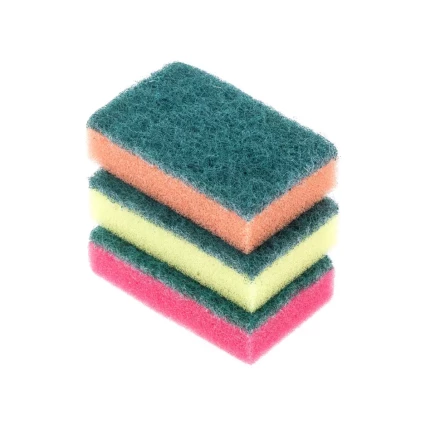 Губки для посуды Mini, 79 x 49 x 23 мм, 3шт, Россия Elfe 92349 купить в Ханты-Мансийске