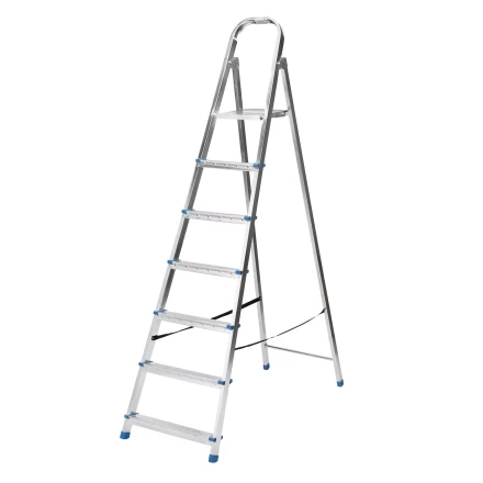 Стремянка Сибртех 97839, 7 ступеней, стальная, оцинкованная купить в Ханты-Мансийске