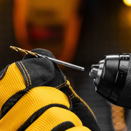 Набор сверл по металлу Denzel 723001, 1-10 мм, Р6М5-TiN, Golden Tip, 10 шт купить в Ханты-Мансийске