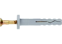 Дюбель-гвоздь полипропиленовый с цилиндрическим бортиком 8х140 мм 100 шт ШУРУПЬ 42159