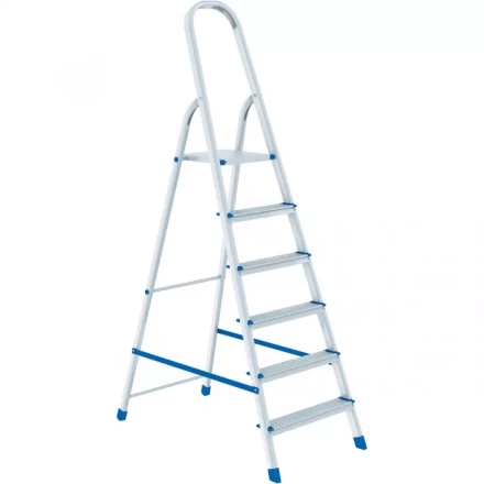 Стремянка 6 ступеней алюминиевая СИБРТЕХ 97716 купить в Ханты-Мансийске