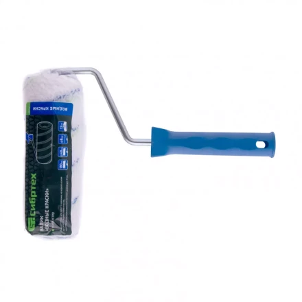 Валик &quot;Водные краски&quot; 180 мм ворс 12 мм D 48 мм D ручки 8 мм полиэстер Сибртех 80136 купить в Ханты-Мансийске