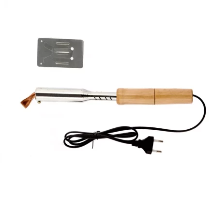 Паяльник электрика с ручкой из дерева 100 Вт 220 В Sparta 913104 купить в Ханты-Мансийске