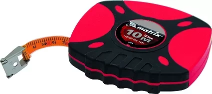 Рулетка геодезическая 30 м х 12,5 мм MATRIX лента ПВХ в закрытом двухкомпонентном корпусе 312195 купить в Ханты-Мансийске