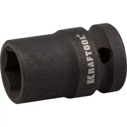 Торцовая головка KRAFTOOL &quot;INDUSTRIE QUALITAT&quot; ударная (1/2&quot;), FLANK, Cr-Mo, фосфатированная, 14 мм 27940-14_z01 купить в Ханты-Мансийске