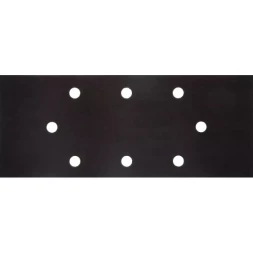 Лист шлиф. универсал. URAGAN &quot;Оптимален для твердых пород дерева&quot; 8 отверстий по линии, для ПШМ, P320, 93х230мм, 50шт 907-22102-320-50