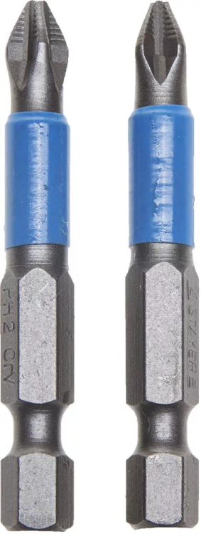 Биты STAYER "PROFI", хвостовик E 1/4", PH №2, 50мм, 2 шт 26203-2-50-02 купить в Ханты-Мансийске