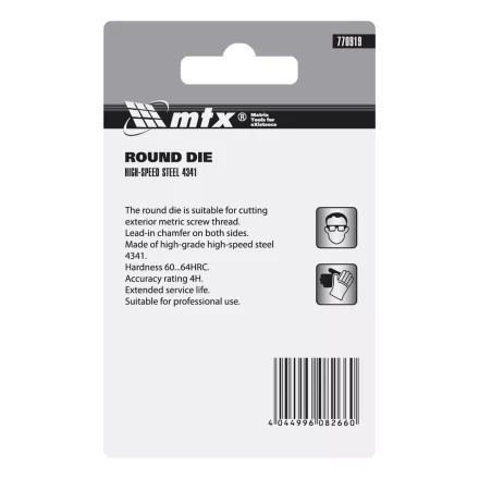 Плашка Matrix М10 х 1.25 мм, Р6М5, 770919 купить в Ханты-Мансийске