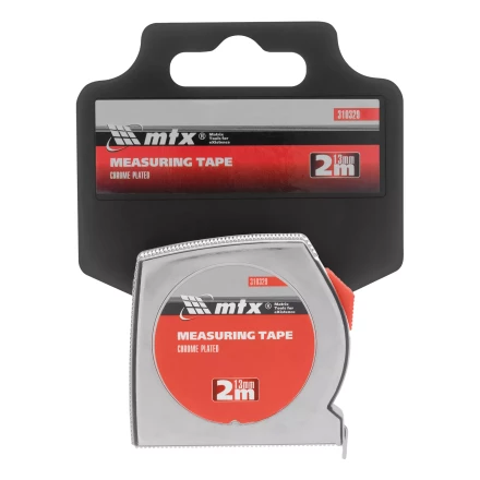 Рулетка Matrix Chrom, 2 м x 13 мм, хромированный корпус, 310329 купить в Ханты-Мансийске