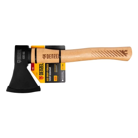 Топор, 600 г Denzel, кованый, буковое топорище 21631 купить в Ханты-Мансийске