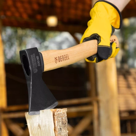 Топор, 600 г Denzel, кованый, буковое топорище 21631 купить в Ханты-Мансийске
