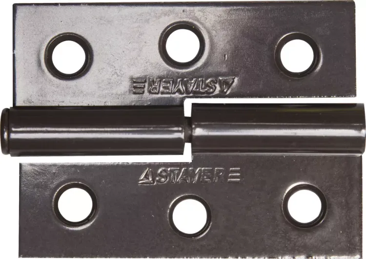 Петля дверная STAYER "MASTER" разъемная, цвет коричневый, левая, 65мм 37613-65-3L купить в Ханты-Мансийске