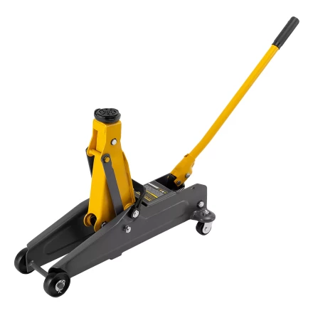 Домкрат гидравлический подкатной Denzel 51231, 2 т, 135-385 мм, в пласт. кейсе купить в Ханты-Мансийске