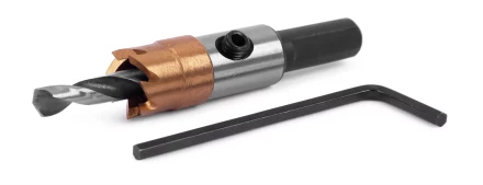 HSS-TiN коронка MESSER 12мм с центр. сверлом без пружины для  лист. материала до 2 мм ц/х купить в Ханты-Мансийске