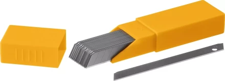 Лезвия OLFA сегментированные из нержавеющей стали, 9х80х0,38мм, 13 сегментов, 50шт OL-AB-50S купить в Ханты-Мансийске