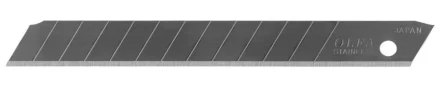 Лезвия OLFA сегментированные из нержавеющей стали, 9х80х0,38мм, 13 сегментов, 50шт OL-AB-50S купить в Ханты-Мансийске
