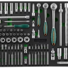 Набор головок торцевых 1/4" 3/8" 1/2"DR 81предмет вставок бит-40предметов EVAложемент Jonnesway S04H45121SV 49275 купить в Ханты-Мансийске