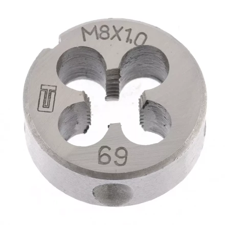 Плашка М8 х 1,0 мм СИБРТЕХ 77019 купить в Ханты-Мансийске