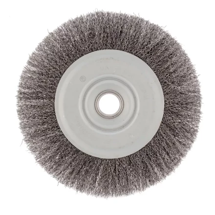 Щетка для УШМ 200 мм посадка 22,2 мм плоская витая проволока Сибртех 746687 купить в Ханты-Мансийске